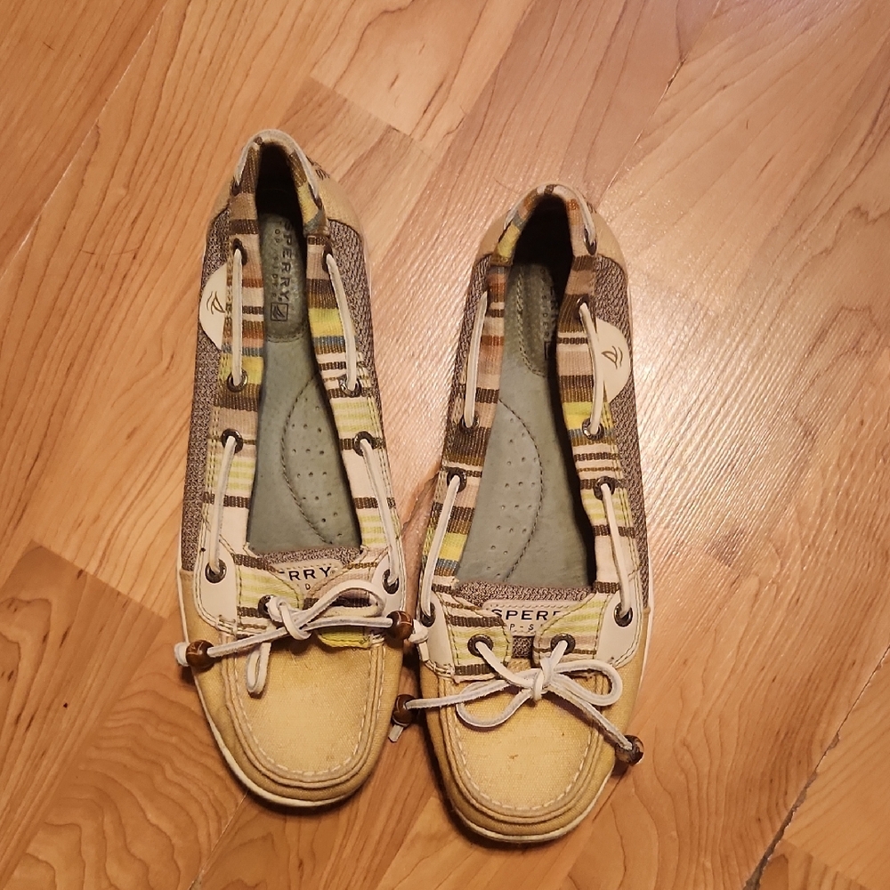 Sperry Multicolor Canvas Boat Shoes